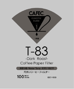 CAFEC  Filtres coniques en papier Abaca (paquet de 100) - Boutique Cafuné